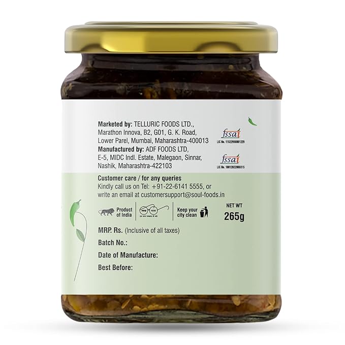 ADF Soul’s Spicy green chillies pickle