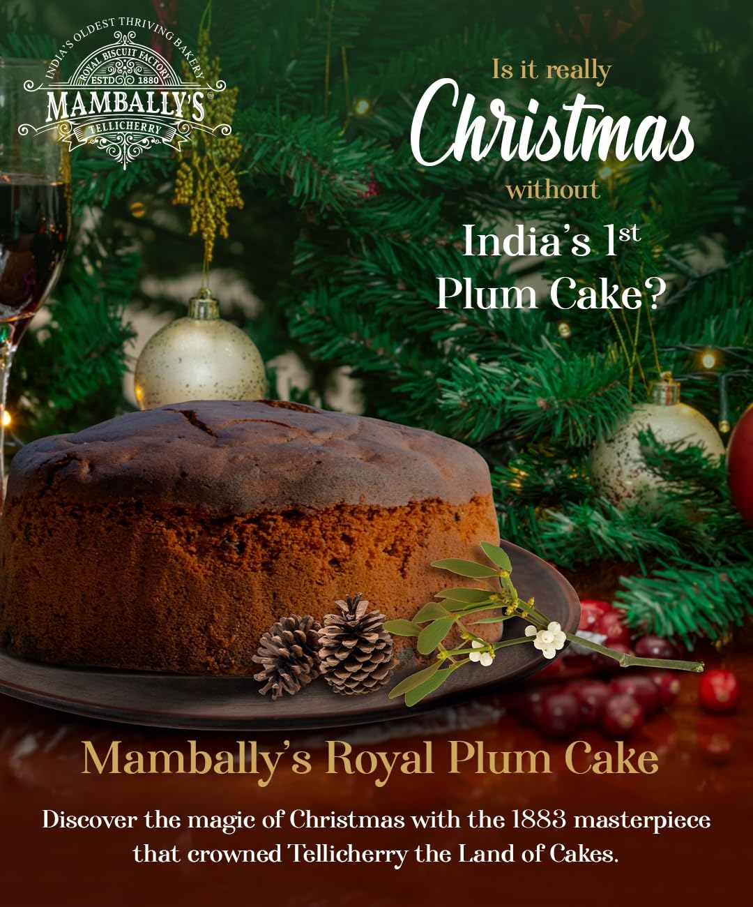 Mambally's Royal Plum Cake ( 400g Pack )