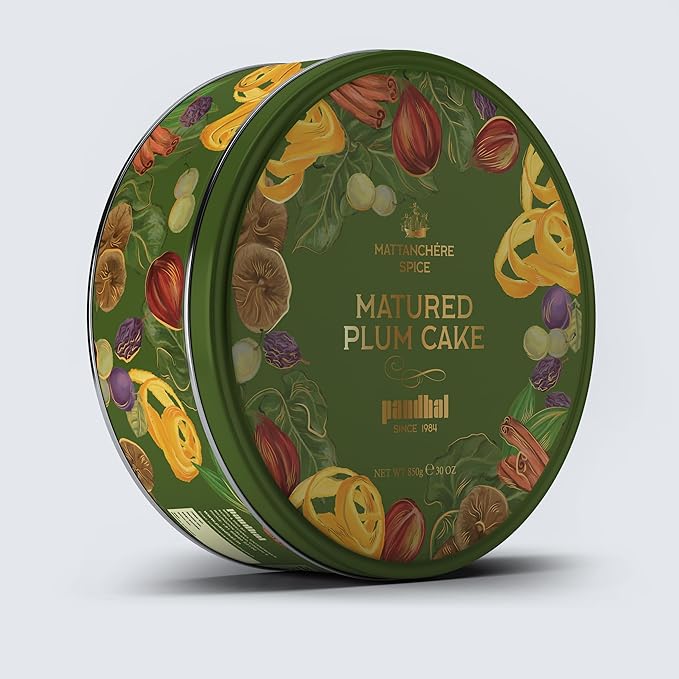 PANDHAL  Matured Plum Cake From Pandhal Cake Shop 850 Gms