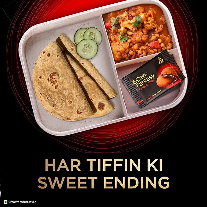 Sunfeast Dark Fantasy Choco Fills, 460g Original Filled Cookies with Choco Crème | Perfect Snack