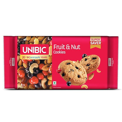 UNIBIC Cookies, Fruit & Nut Cookies, 450/500 g | Fruit Biscuits | Fruit and Nut Biscuits.