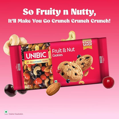 UNIBIC Cookies, Fruit & Nut Cookies, 450/500 g | Fruit Biscuits | Fruit and Nut Biscuits.