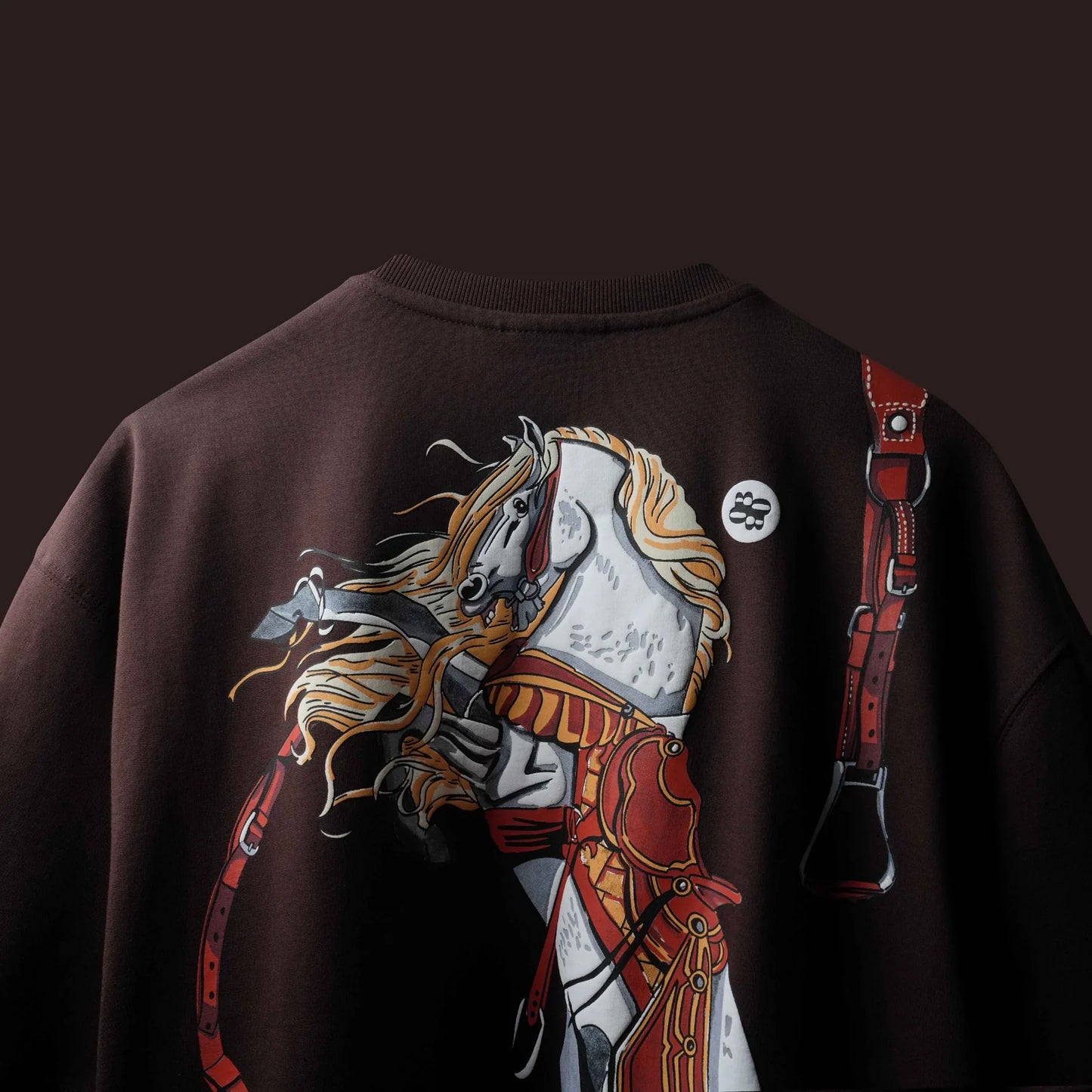 BROWN SADDLE T-SHIRT